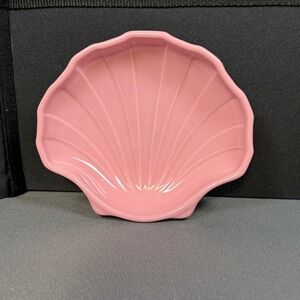 Pfaltzgraff Pink Seashell Shaped Dish Trinket Jewelry Candy Holder